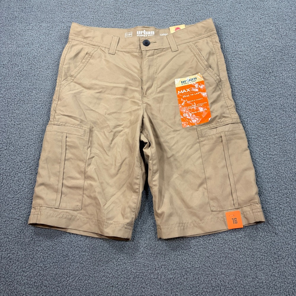 Urban Pipeline Cargo Shorts Boys 16 Khaki MaxWear Simple Microfiber EU81X912R